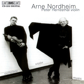 Peter Herresthal CD - Arne Nordheim. Complete Violin Music